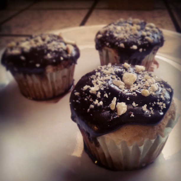 Banana Chip Cupcakes